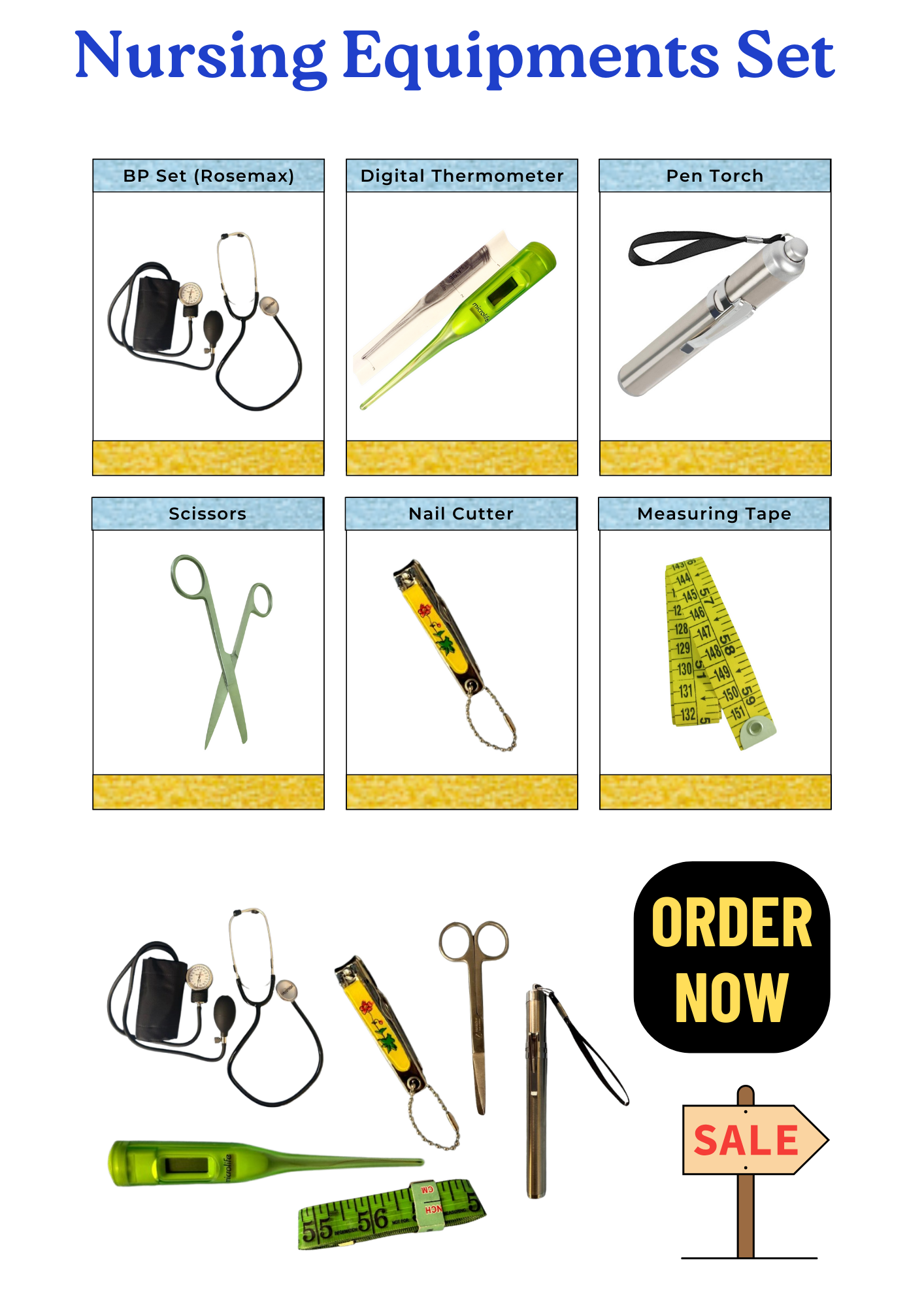 Nursing Equipments Set 